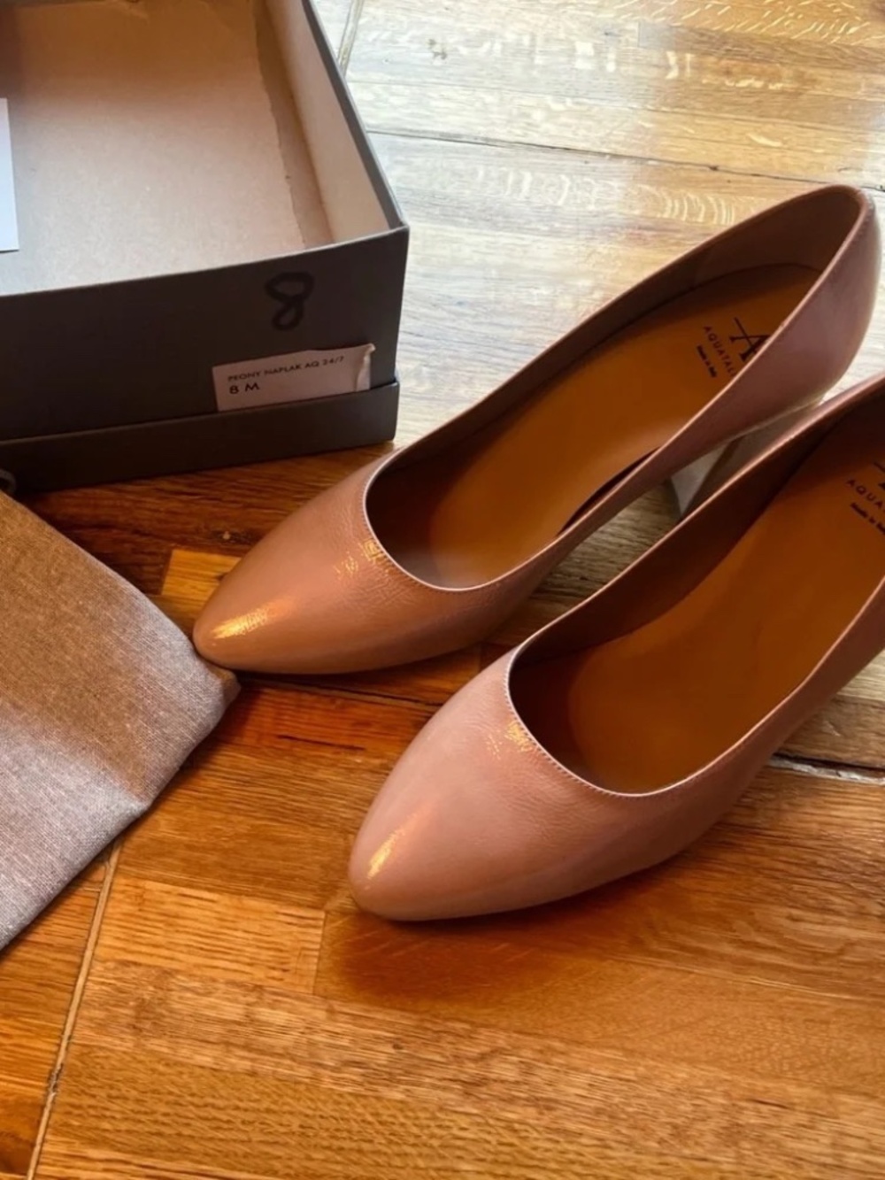 Aquatalia Peony Pink Pumps NWOT